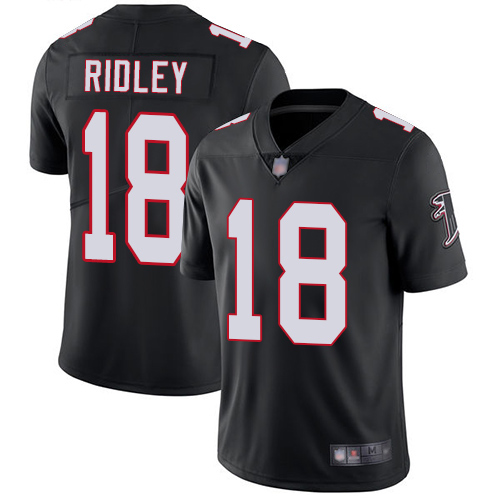 Atlanta Falcons Limited Black Men Calvin Ridley Alternate Jersey NFL Football #18 Vapor Untouchable->nfl t-shirts->Sports Accessory
